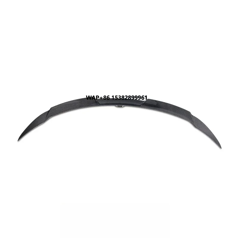 

Paktechz Dry Carbon Fiber Parts Trunk Spoiler Rear Wing for Model Y