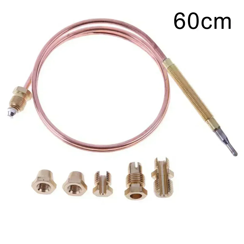 

M6 Thermocouple Common Thread Probe For Gas Burners Fireplaces BBQ Accessories M6x0.75 Gas Thermocouple Kit Heating Part