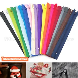 10-100Pcs 20cm 7.87inch #3 Nylon Zippers Nylon Coil Zipper Closed-End For DIY Tailor Garment Handbag Cloth Sewing Accessories
