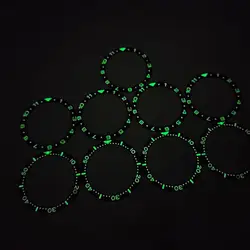 38x31.5mm C3 Green Luminous Ceramic Bezel Insert For Seiko SKX007 SKX009 Watch Case NH35 NH36 Men Case Replace Parts Ring