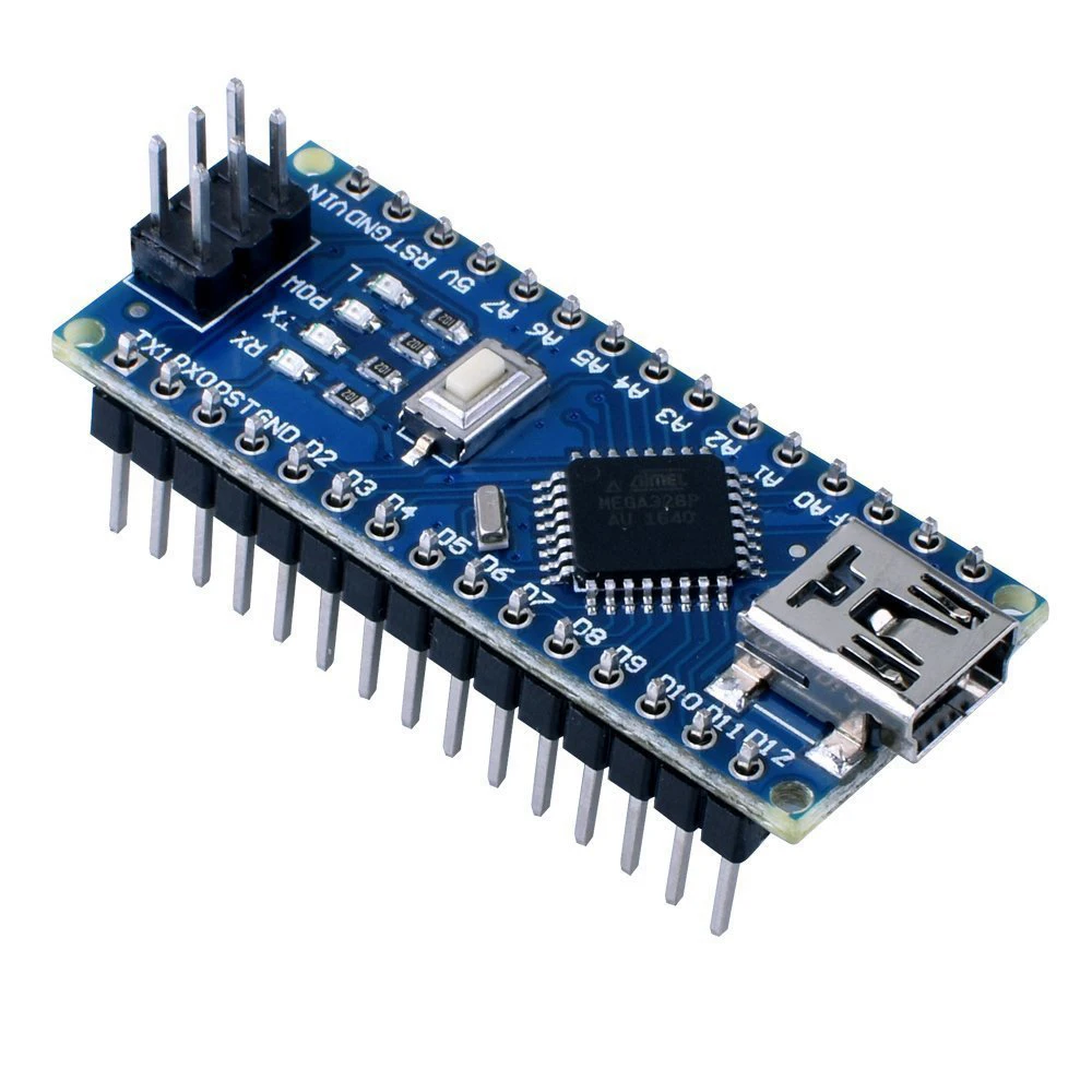 Il modulo della scheda di sviluppo USB 2 snano V3.0 ATMEGA 328P è adatto per lo sviluppo di Flash, elaborazione, Max/Msp, effetti PD