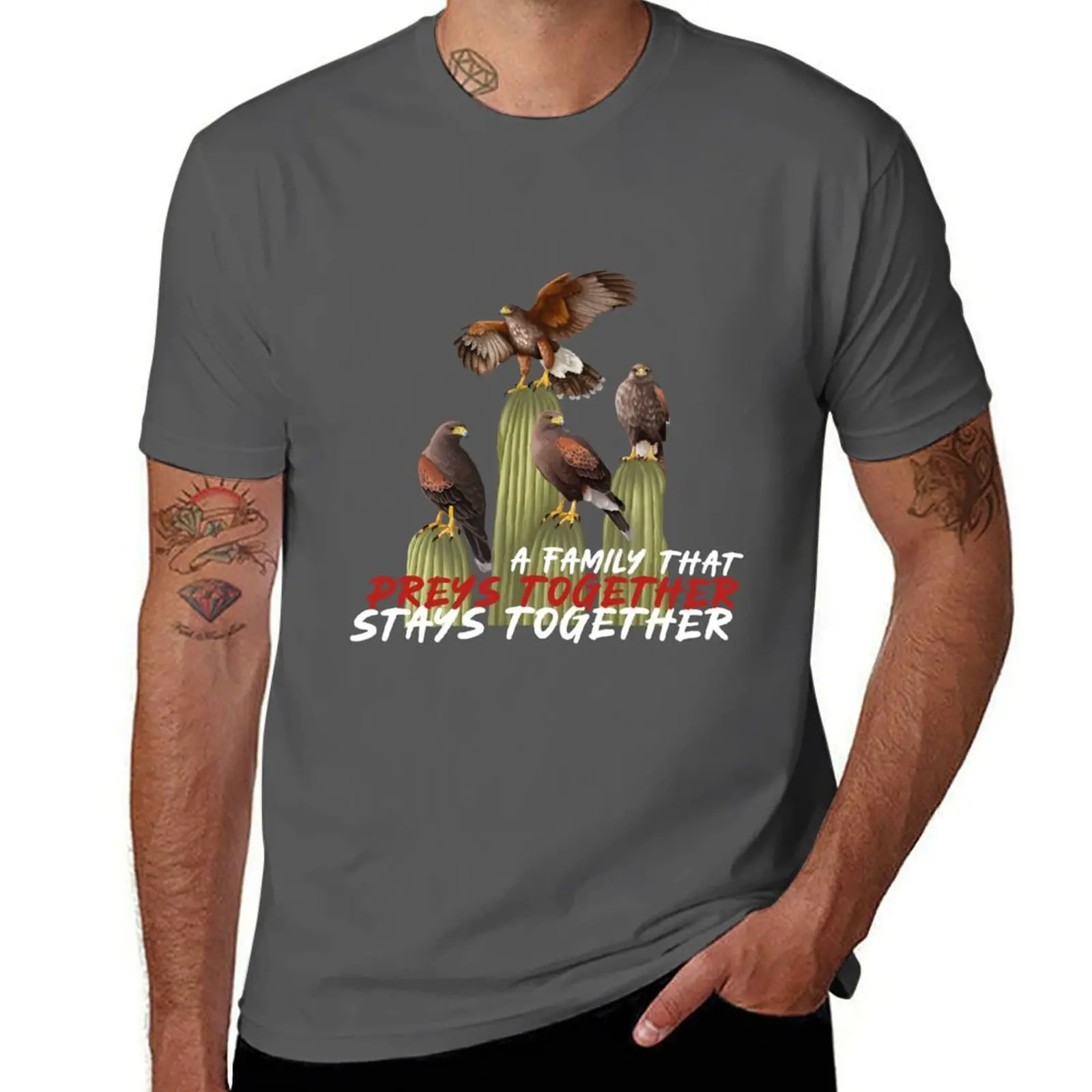 A Family that Preys Together, Stays Together T-Shirt graphic t shirts anime figures baggy shirts Men's t-shirts