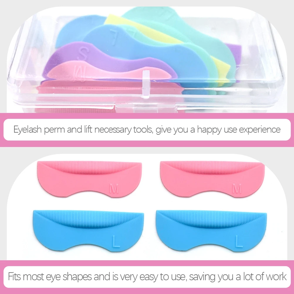 5 أزواج من وسادات السيليكون لتجعيد الرموش ومضادة للسقوط وخفيفة الوزن ومريحة للرموش وأدوات رفع مناسبة لرفع الرموش #6