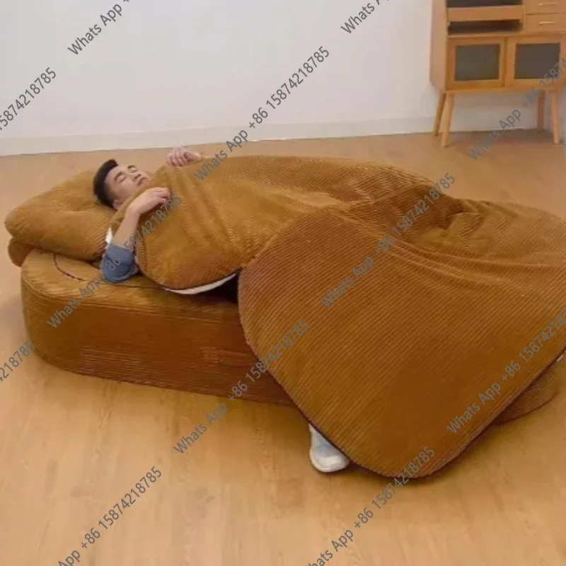 X3 Sm Living Room Compressed Sofa Armchair Chaise Lounges Sofa Convertible Bed Sleeping Lounge Couch Bedroom House Home Furnitur
