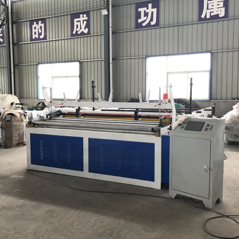 Fully Automatic Toilet Paper Machine Maker, Toilet Paper Machine, Auto Trimming Glue Spraying Sealing Simultaneously