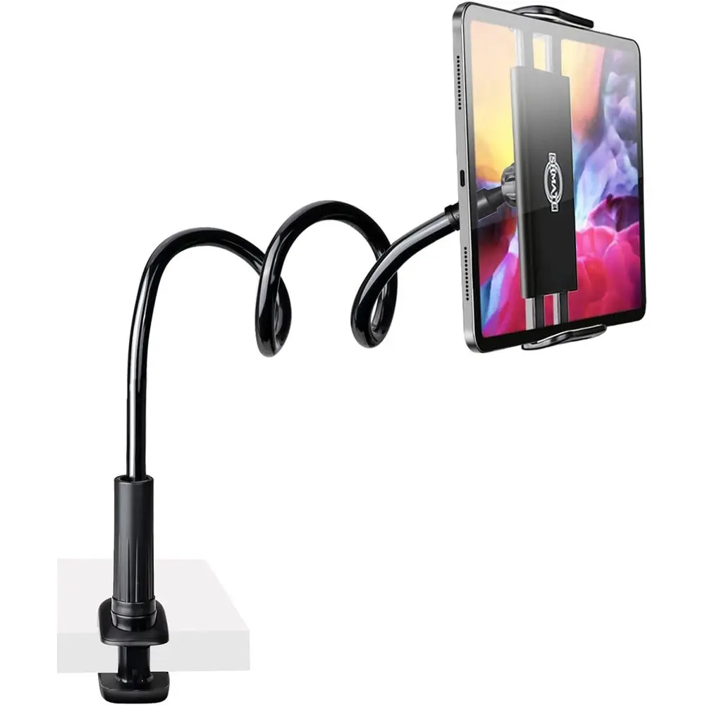 

Tablet Stand with Flexible Long Arm Clamp, Compatible for 4.7-11 Devices