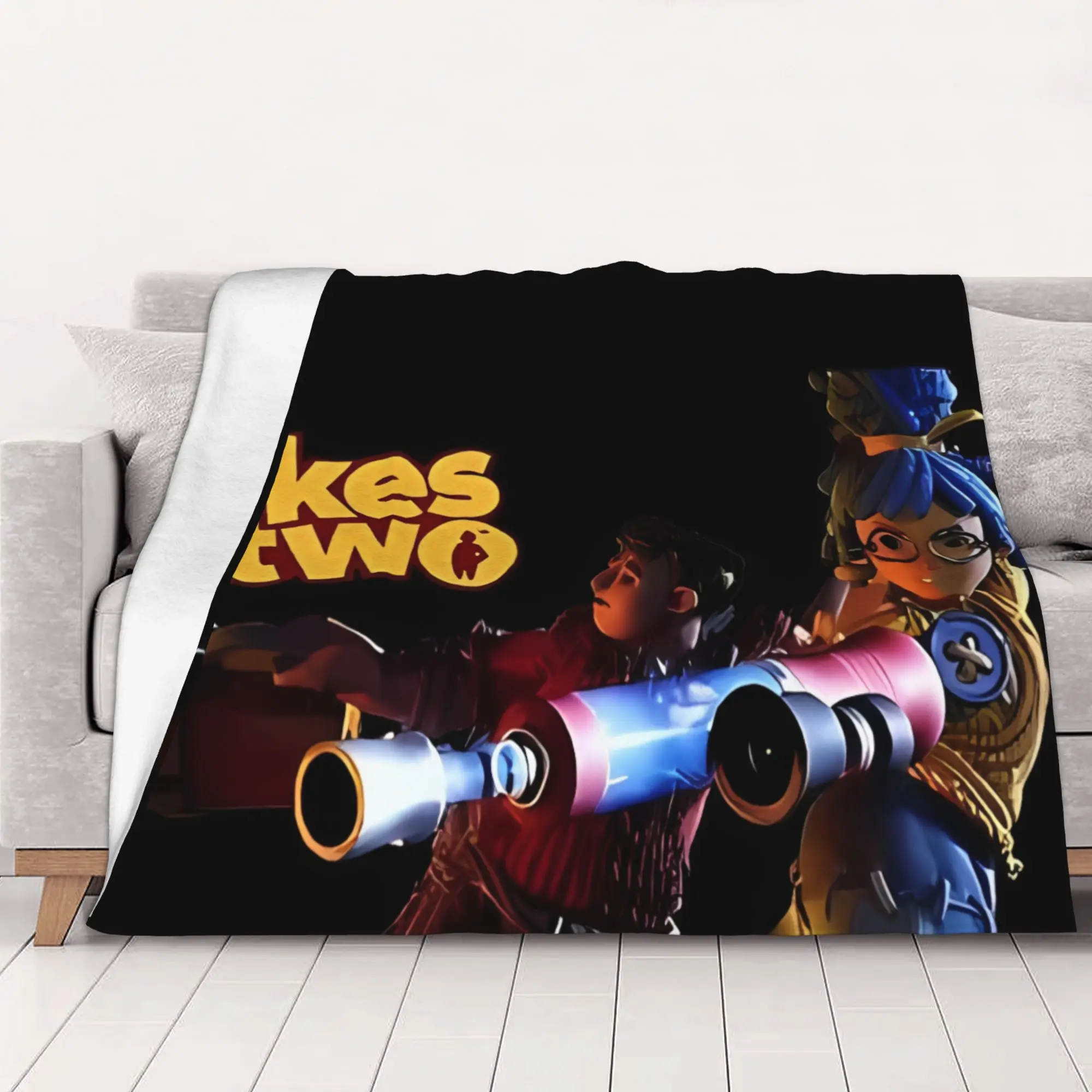 1PC home Cutecore Lover Gifts It Takes Two Christmas It Takes Two Blanket Super Cosy Plush Home Living Room Sofa halloween