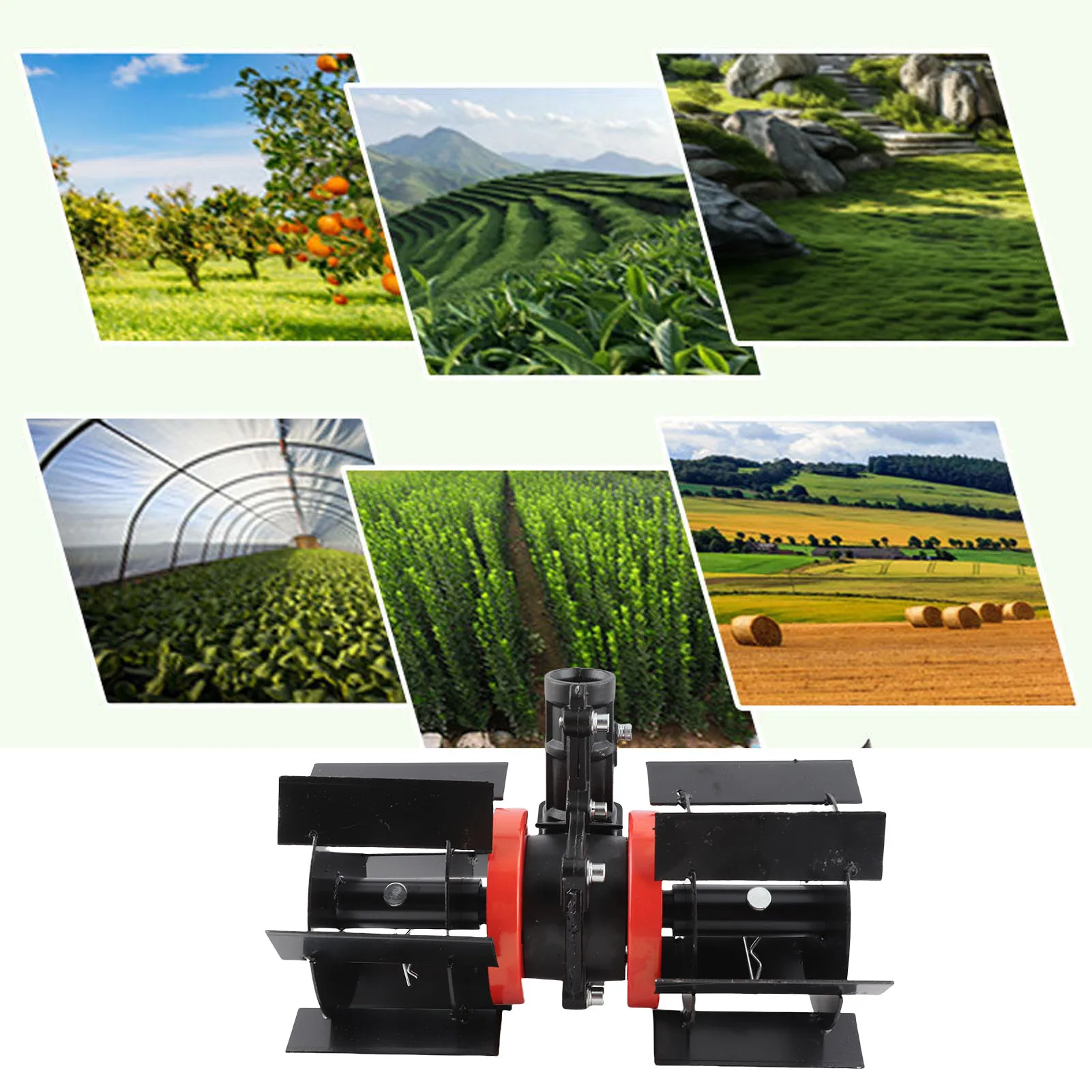 Accesorio Universal para cortacésped de 10cm, rueda de acoplamiento profundo para desmalezado con ranura suelta, 9 dientes, 26mm, fácil de instalar/en quitar