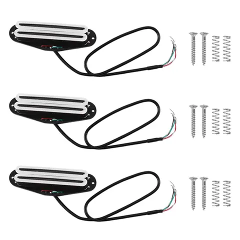 UU Premium-3PCS Hot Rail Pickups Double Track 11K Alnico5 Guitar Pickup Fit Fender  Squier Tele Electric Guitar