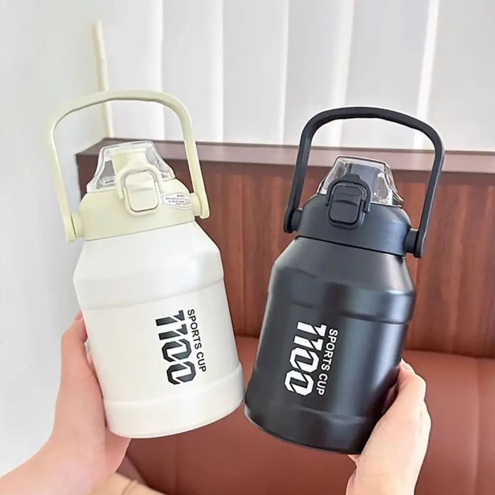 

316 Stainless Steel Hand-held Thermos Cup Leak Proof Keeps Cold and Heat Large Capacity Vacuum Flask Portable 1100ml