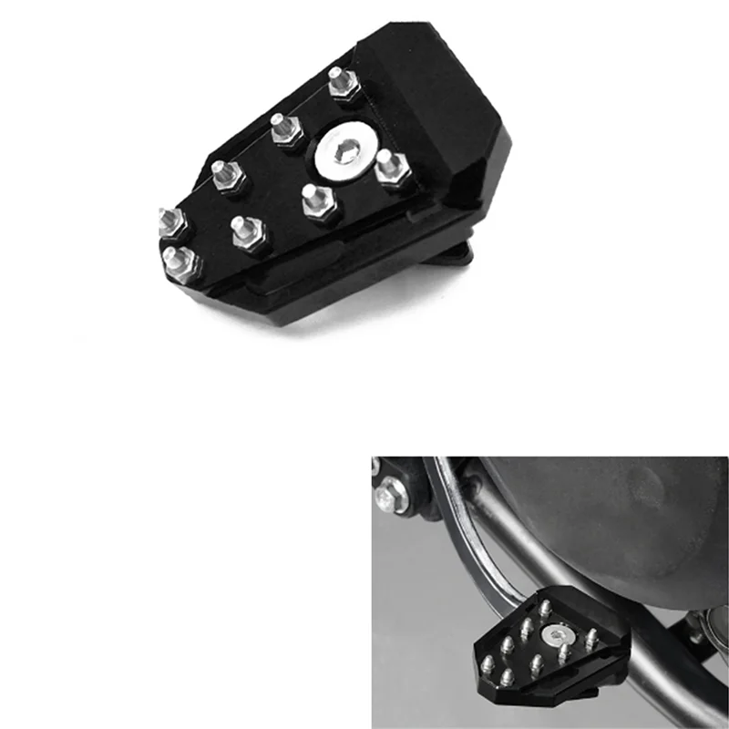 Leading-Edge-Motorcycle Brake Lever Peg Pedal Footboard Tip Extension Pad For Kawasaki KLR650 KLR 650 2008-2018 Parts