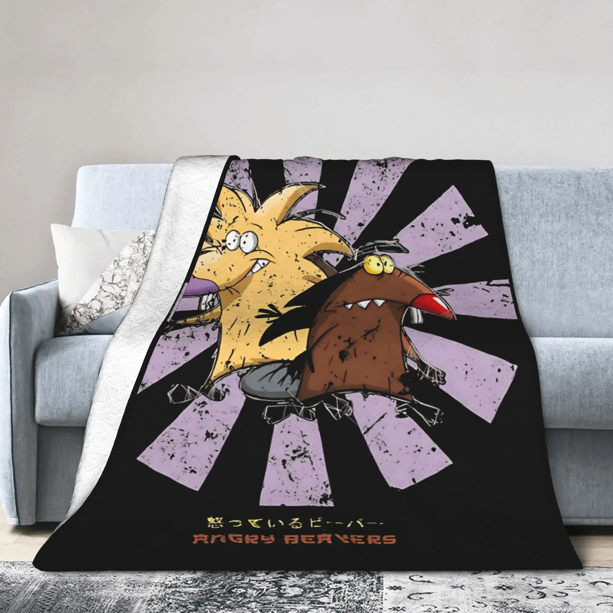 Одеяло Angry Beavers Daggett & Norbert Feverish из супермягкого кораллового флиса, плюшевое, комфортное, подарок, пледы, покрывала для кровати.