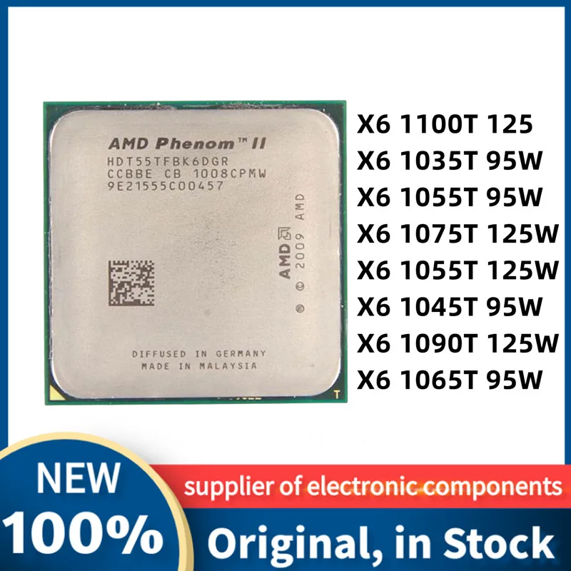 AMD Phenom II X6 1045T 1055T 1055T 1075T 1035T 1065T 1090T 1100T 6-core cpu