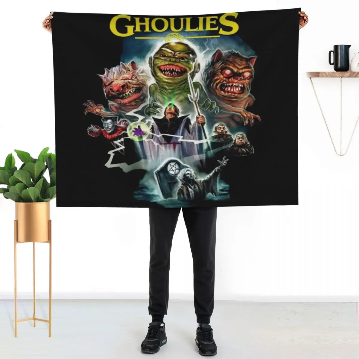 

Ghoulies Art Throw Blanket All Season Soft Lightweight Blanket for Home