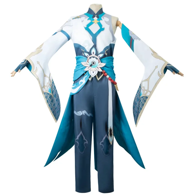 Honkai-Costume de Cosplay Star Rail pour Homme, Ensemble de Perruques, Uniforme, Dragon Horn, Sauna, Boucle d'Oreille Astral Express, XC556, Dan Heng Imbibitor Lunae