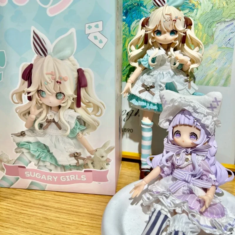 New Onemore Sugary Girls Bjd Blind Box Genuine Mobile Doll 8 Points Mjd Doll Handmade Mystery Box Ornament Girl Surprise Gifts