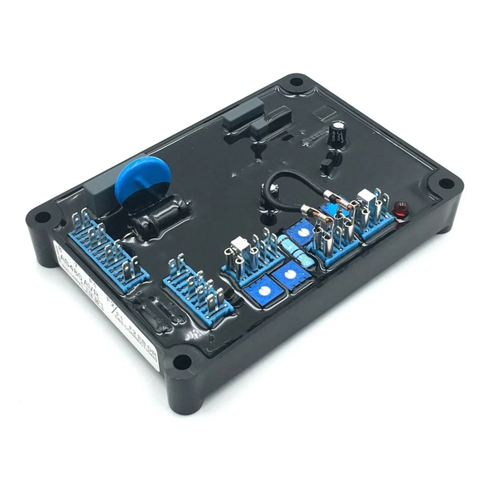 For avr AS480 For generator Voltage Regulator For stabilizer Compatible Unit Stable Output 15 11 5cm ABS Black Material