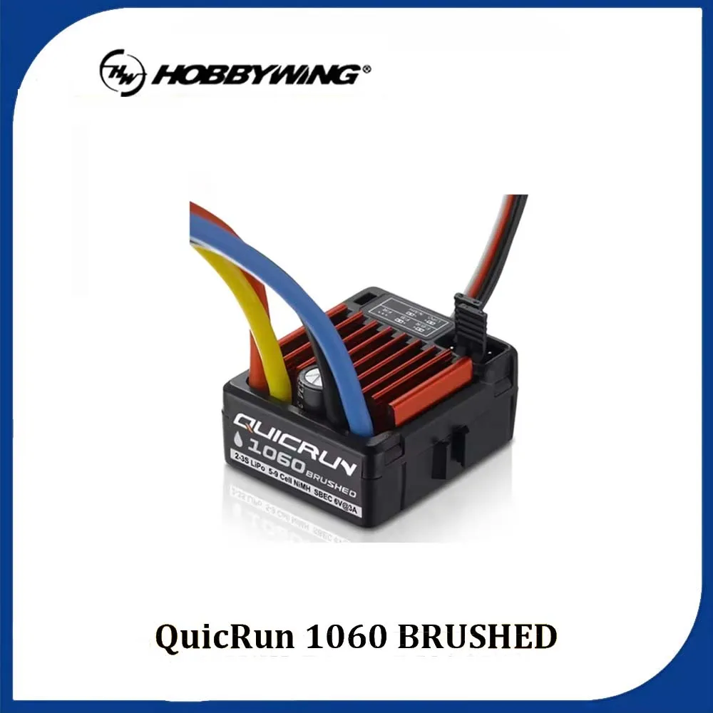 HOBBYWING QuicRun WP-1060 1060 60A ESC étanche brossé pour 1/10 échelle RC télécommande électrique voiture accessoires sur chenilles
