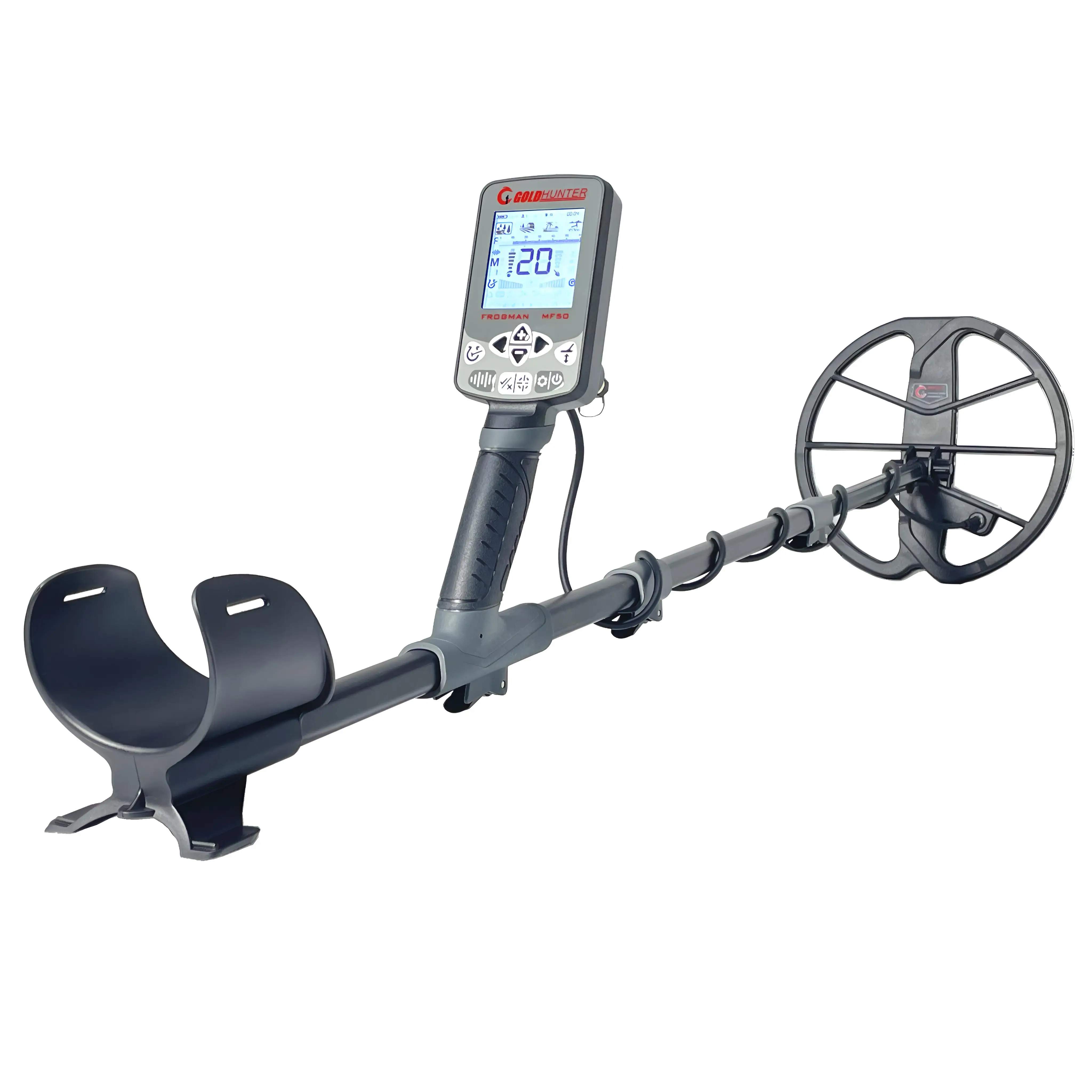 MF50 Multi-frequency Gold Metal Detector Professional Underground Metal Detector for Deep Metal Detection