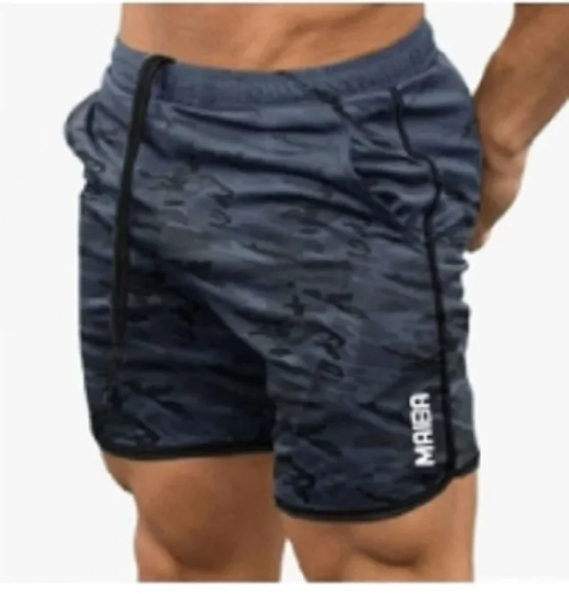 Breathable Fitness Shorts Running Fast Dry Pants Multi-color Slim-fit Training Pants New Summer Europe And The United States