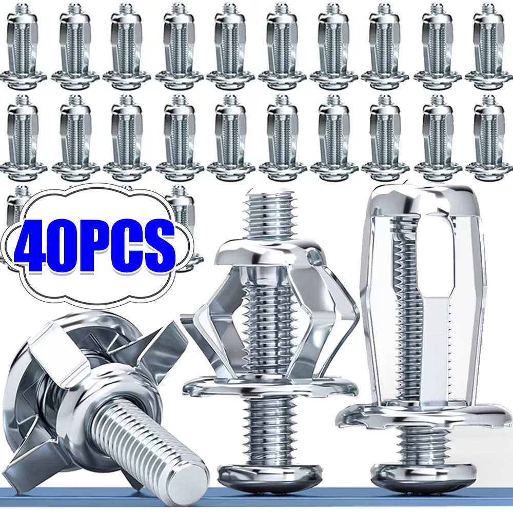 Jack Nuts Screw Petal Screw Anchors Petal Expansion Plugs for Curtain Expansion Clamp Petal Rivet Lock Bolt Board Wall Fasteners