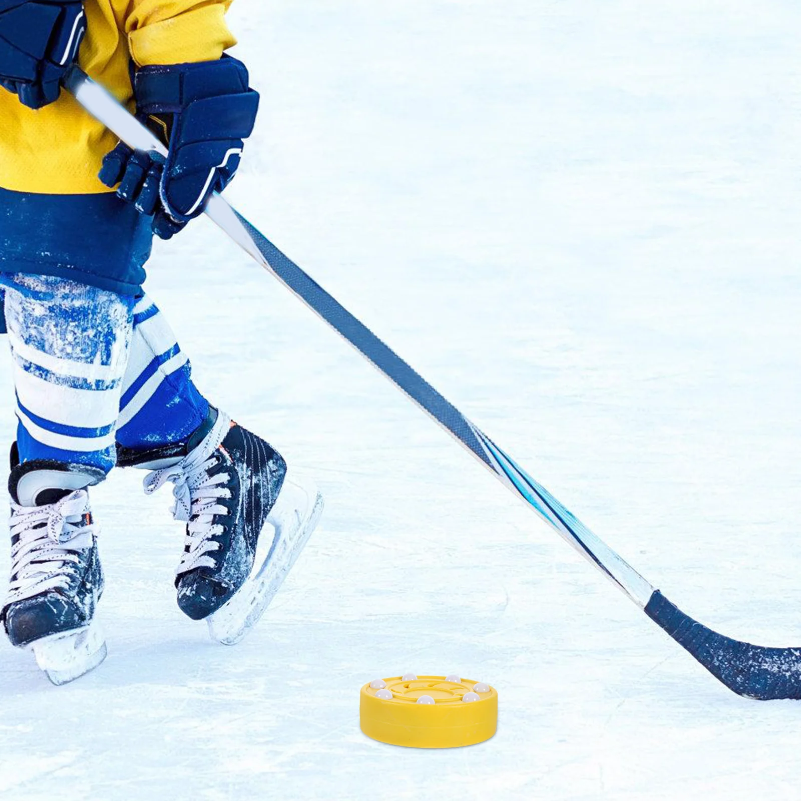 

2pcs Roller Hockey Puck Professional Training Puck For Practice Lightweight Durable High Impact Glide Smooth Surface Indoor