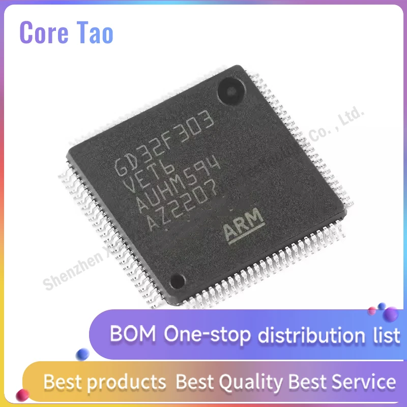 1~5PCS/LOT  GD32F303VET6 GD32F303 303VET6 LQFP100 Microcontroller chips in stock