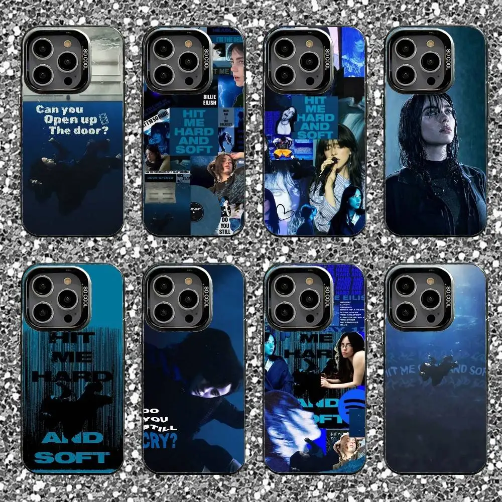 

H-Hit Me H-Hard and S-Soft Phone Case For iPhone 16,15,14,13,12,11,Pro,XS,Max,Plus,Mini,SE Black Candy Matte Shockproof Cover