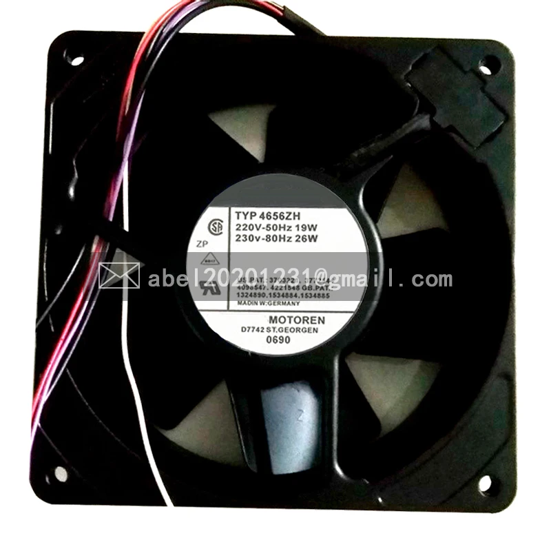 

BRAND NEW ORIGINAL TYP 4656ZH 4656 ZH AC 230V 5WIRES COOLING FAN 12038 11938 119*119*38MM 12CM