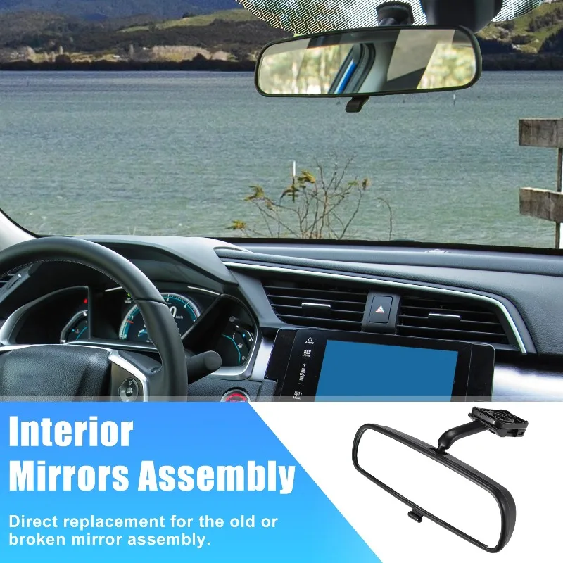 

76430-S01-A01ZA New Car Interior Rear View Mirror Replacement For Honda Civic Coupe & Sedan 1996-2000 Auto Accessories