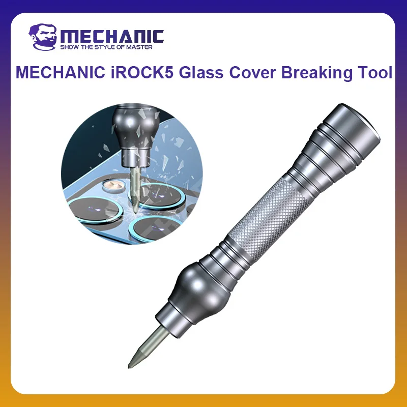 MECHANIC OFFCIAIL iROCK5 Boulder irock Glass Cover Breaking Tool crack pen for iPhone X -16 Pro Max Back Glass Removal Pen
