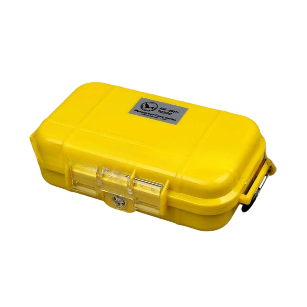 Rugged ABS Tool Box Waterproof Sealed Resistant Container With Foam Pad For Screwdrivers Devices Outdoor Storage Case