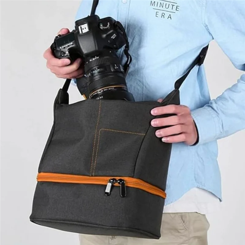 ABRT-Digital DSLR حقيبة كاميرا مقاومة للماء حقيبة كتف مفردة محمولة لصور التصوير الفوتوغرافي لكانون ونيكون وسوني