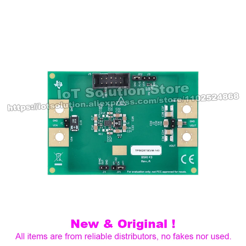 TPS62873EVM-143 TPS62873-Q1 evaluation module 2.7-V to 6-V input, step-down converter