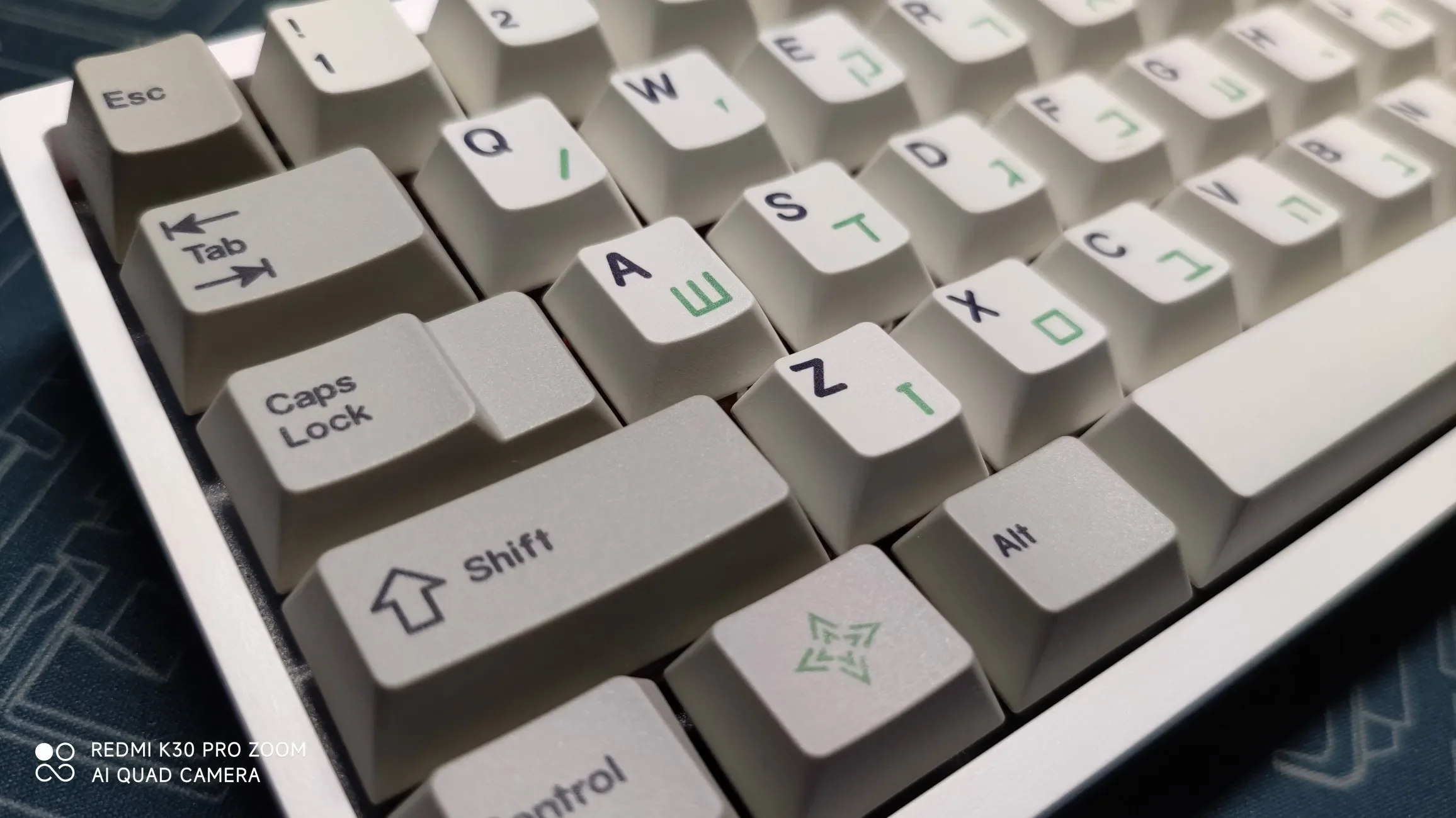 

Hebrew Green Goddess Original Factory Highly Sublimated Keycaps Extreme DIY Customized Mechanical Keyboard 146 Keys Full Set
