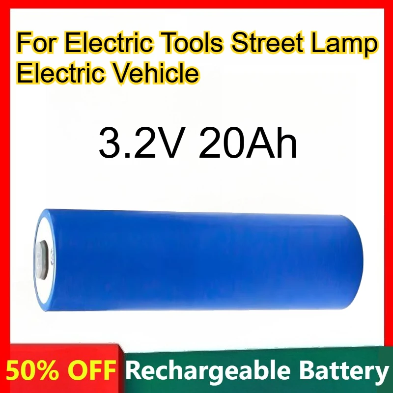 40135 Lithium Iron Phosphate Battery 3.2V 20Ah For Electric Tools Street Lamp Electric Vehicle Rechargeable Cylindrical Battery