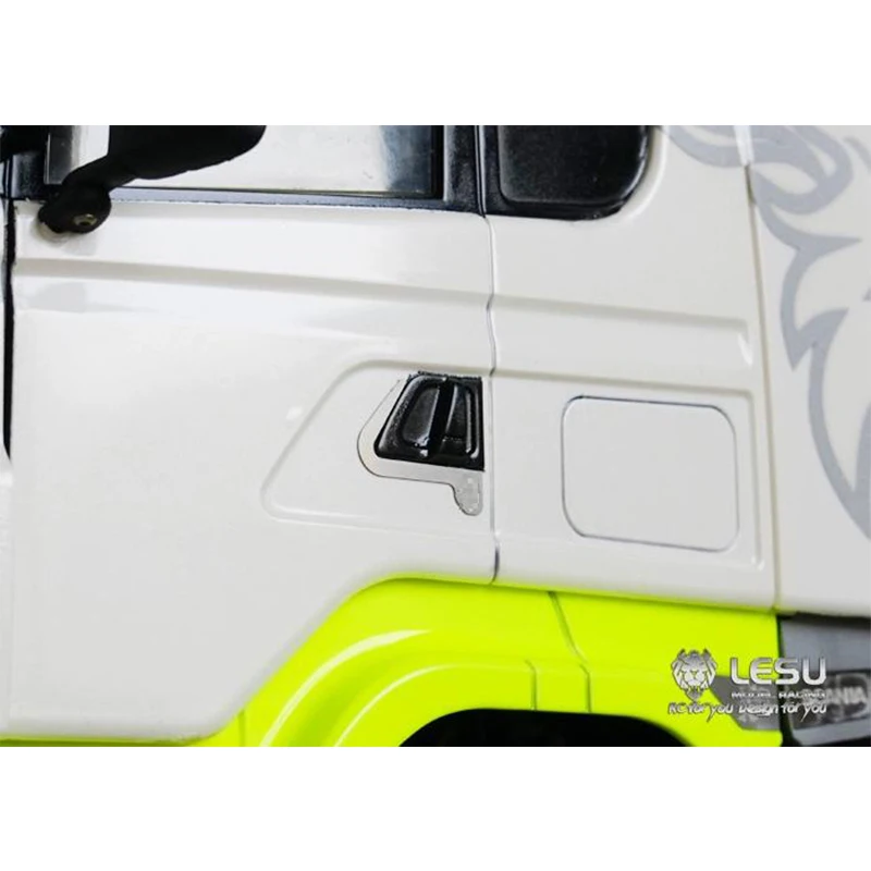 1/14 truck Tamiya tractor G-6146 cab logo door handle metal logo