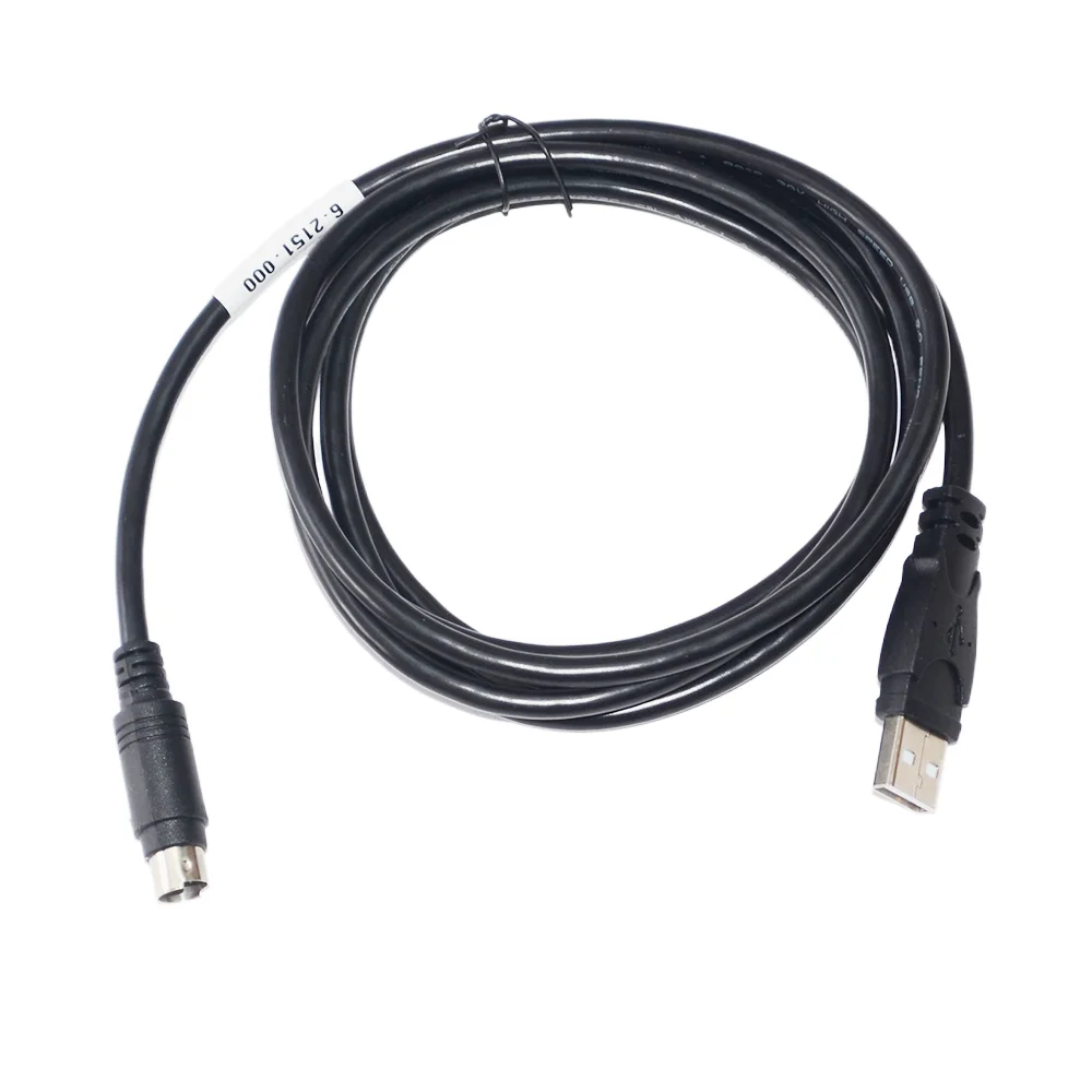 USB A–MINI-DIN 8 PIN MD8 MALE ADAPTER COMMUNICATION CABLE 6.2151.000 FOR METROHM TITRANDO POTENTIOMETRIC TITRATOR CONNECT TO PC