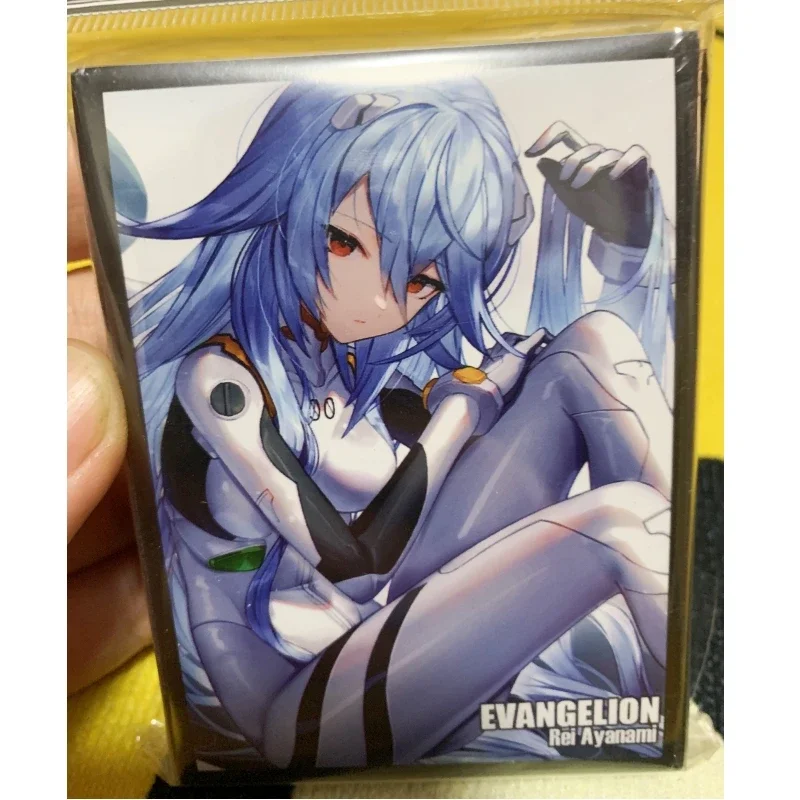 60Pcs/Set Anime Card Sleeves PTCG Asuka Ayanami Rei Mari Makinami Illustrious Self Made Anime Game Collection Protector Toy Gift