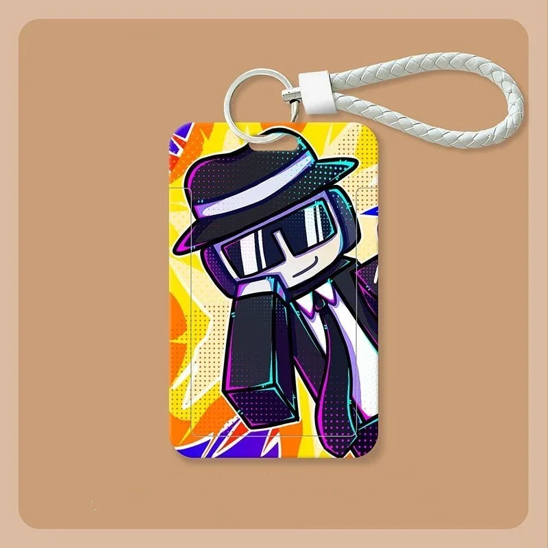 

Держатель для карт Roblox для мобильного телефона, аксессуар для ключей, для проездных и студенческих карт, с защитой от потери, жесткий чехол для карт