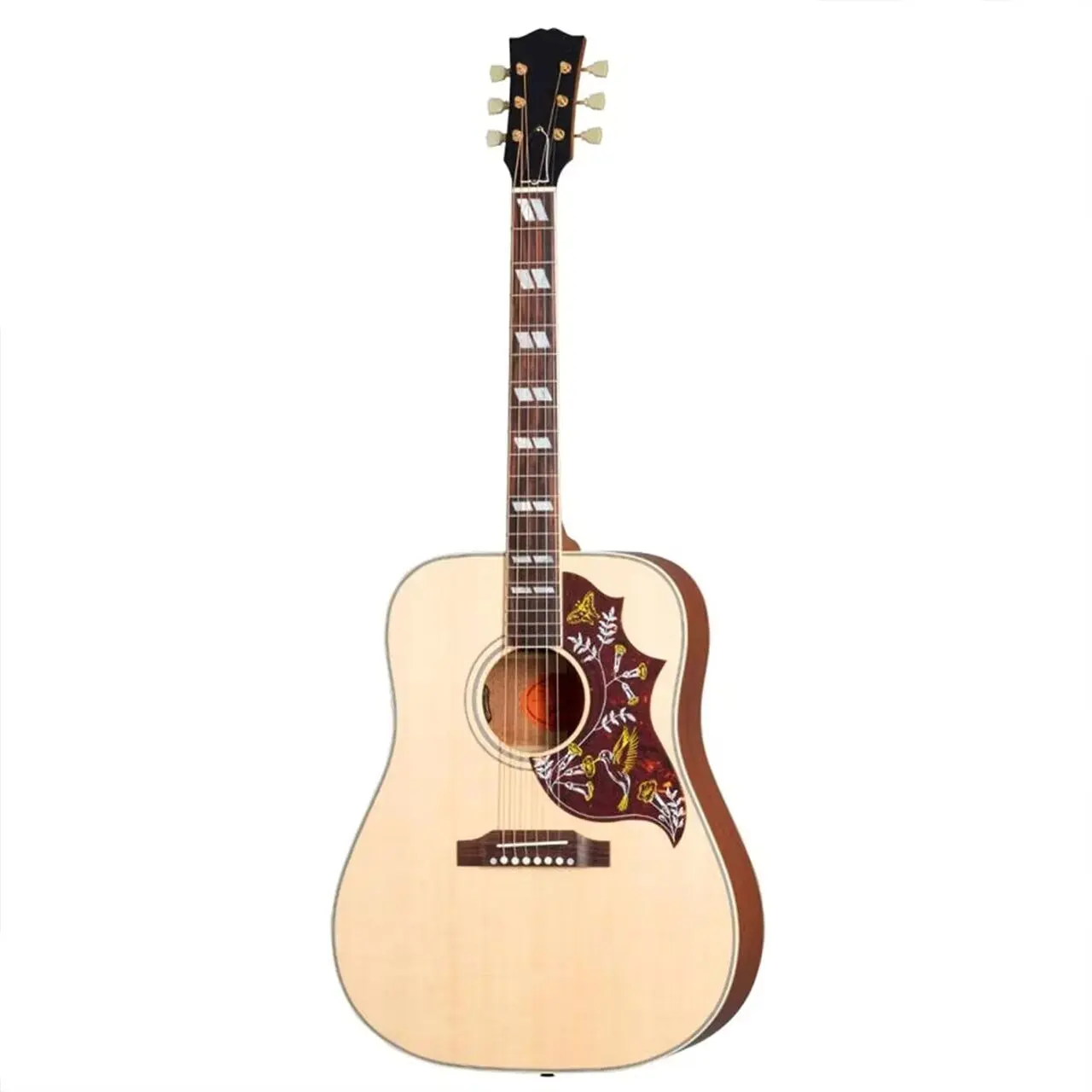 

NEW 41 "Hummingbird Faded Antique Natural solid wood section refers to playing acoustic guitar 07.30