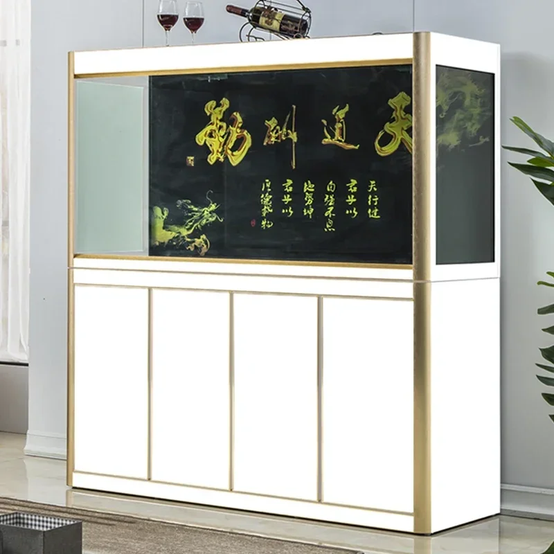 

Новый современный роскошный экологический дом для гостиной от пола до пола, большой нижний фильтр без замены, аквариум-дракон