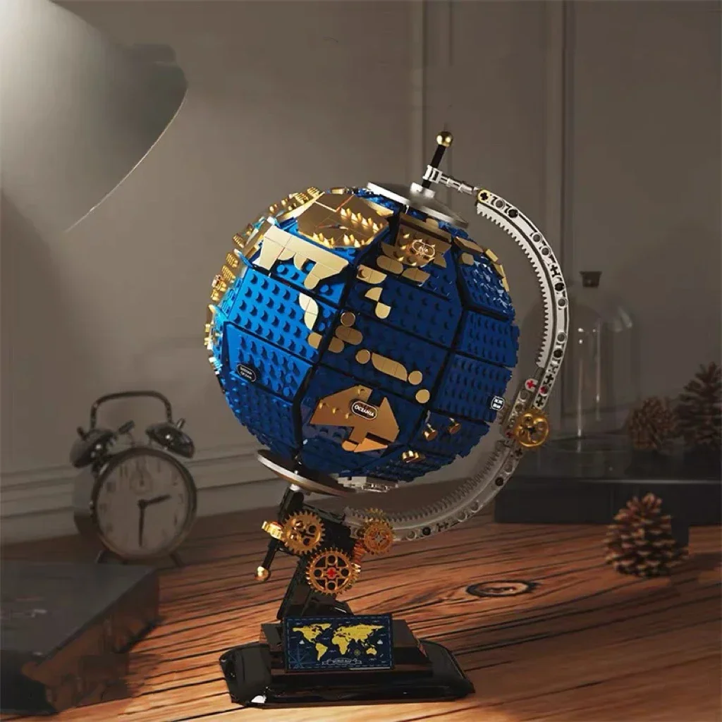 

Technology T1008 Earth Sphere Assembly Building Blocks Toy Model Accessories Explore Space Series STEM Blocks Toys Birthday Gift