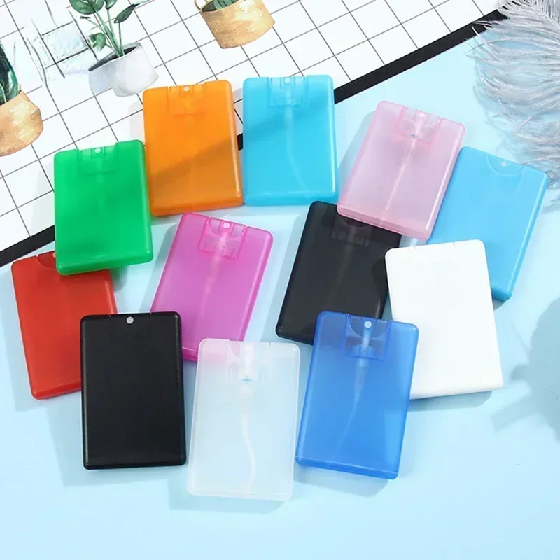 

20ml Portable Alcohol Bottles Refillable Bottletravel Press Card Spray Bottle Hand Sanitizer Perfume Sub-bottling Skin Care Tool