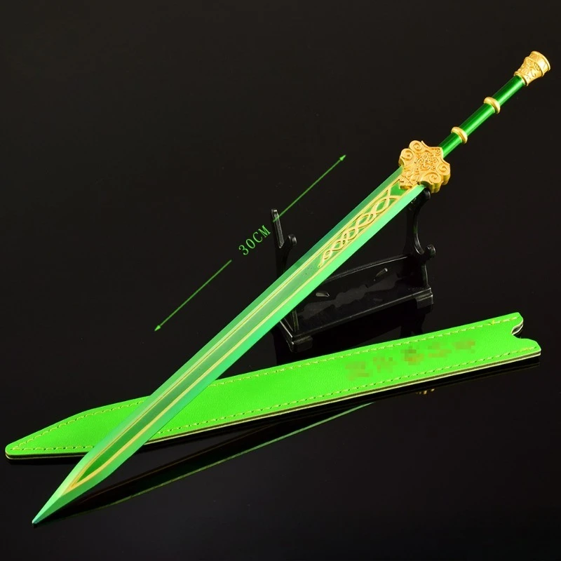 30 cm/11,81 pulgadas Un registro de un viaje mortal al inmortalidad Película y televisión Periférico Hanli Qingzhu Fengyun Espada Metal Boy