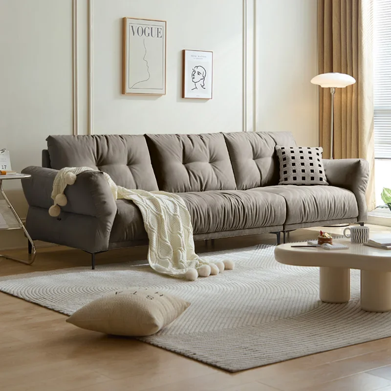 

Modern Lounge 3 Seater Sofa European Design Lounge Puffs Sofa Elegantes White Apartment L Shape Muebles Hogar Home Furniture