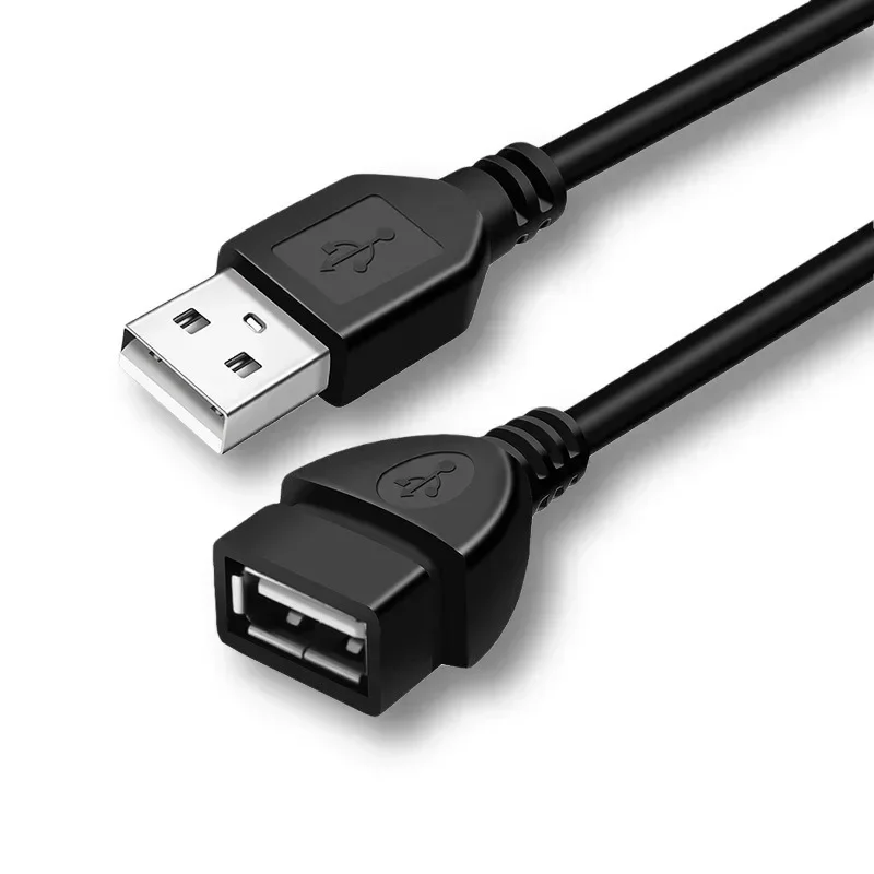 USB 2.0 Cable Extension Cable 0.6m/1m/1.5m Wired Data Transmission Line Ultra-High-Speed Display Projector Data Extension Cable