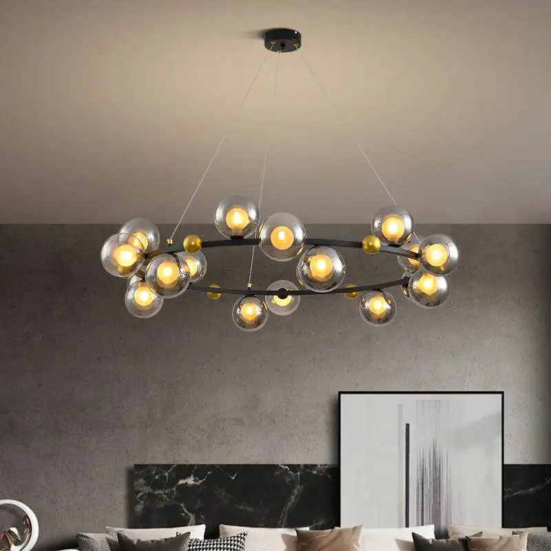 

Современные светодиодные светильники для дома, подвесные лампы для гостиной, люстры для столовой, подвесные светильники для внутреннего освещения.