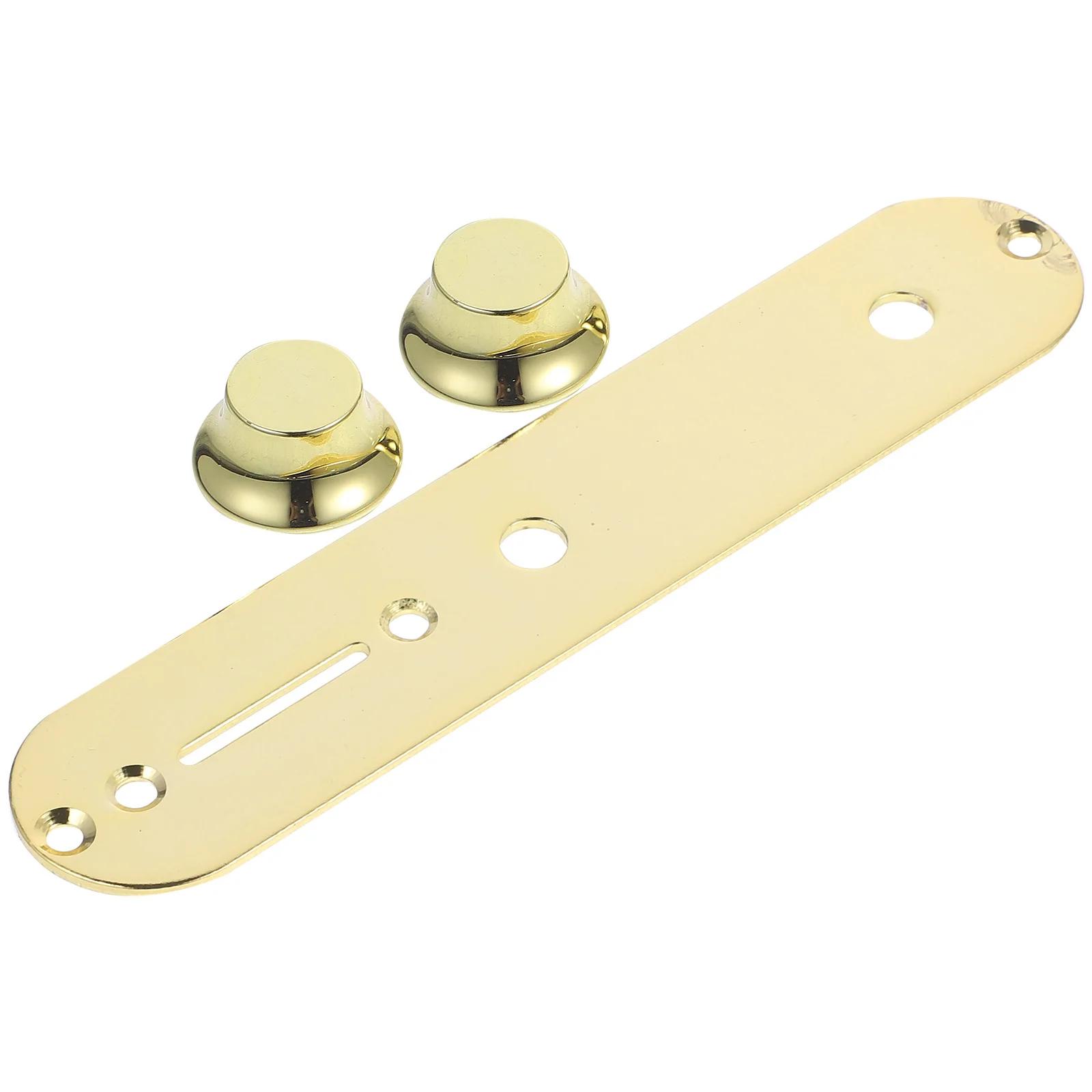 

Guitar Control Board Metal Plate Gold Volume Knob Disc Controls High Quality Materials Longevity Guitar Control Plate