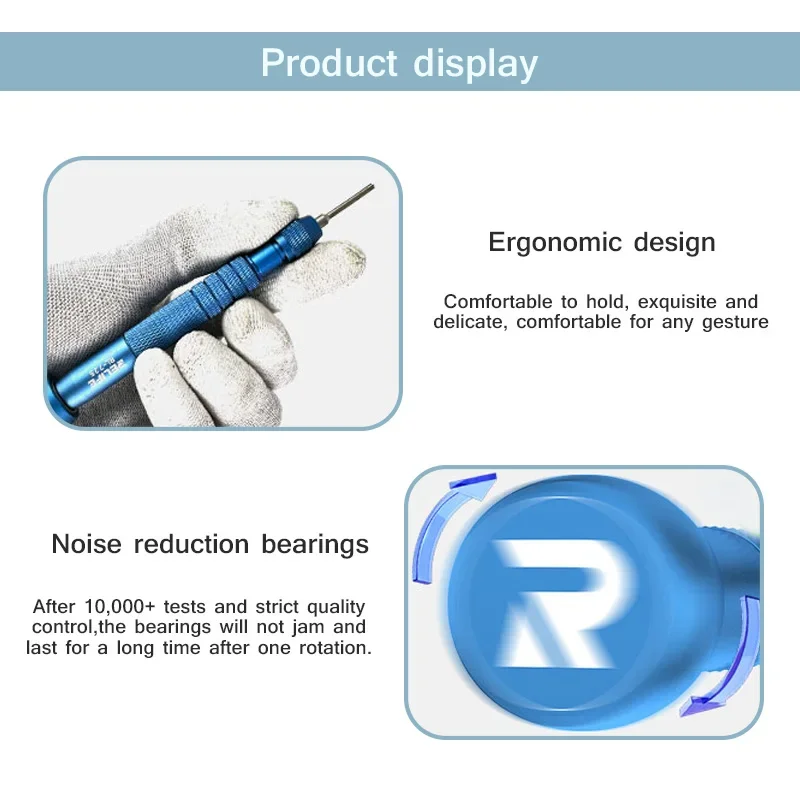 RELIFE RL-725 Adjustable Torque Screwdriver Set 6 in 1 Disassembly and Repair Phone Opening Tool Screwdriver Set